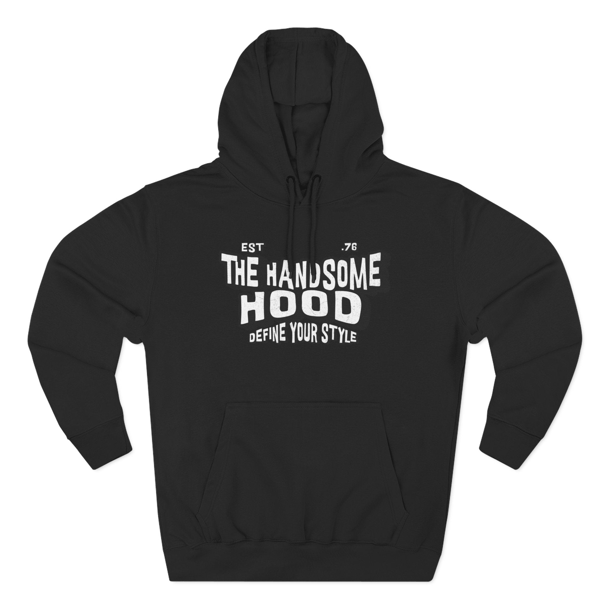 The Handsome Hood Hoodie – Retro Script Graphic Pullover