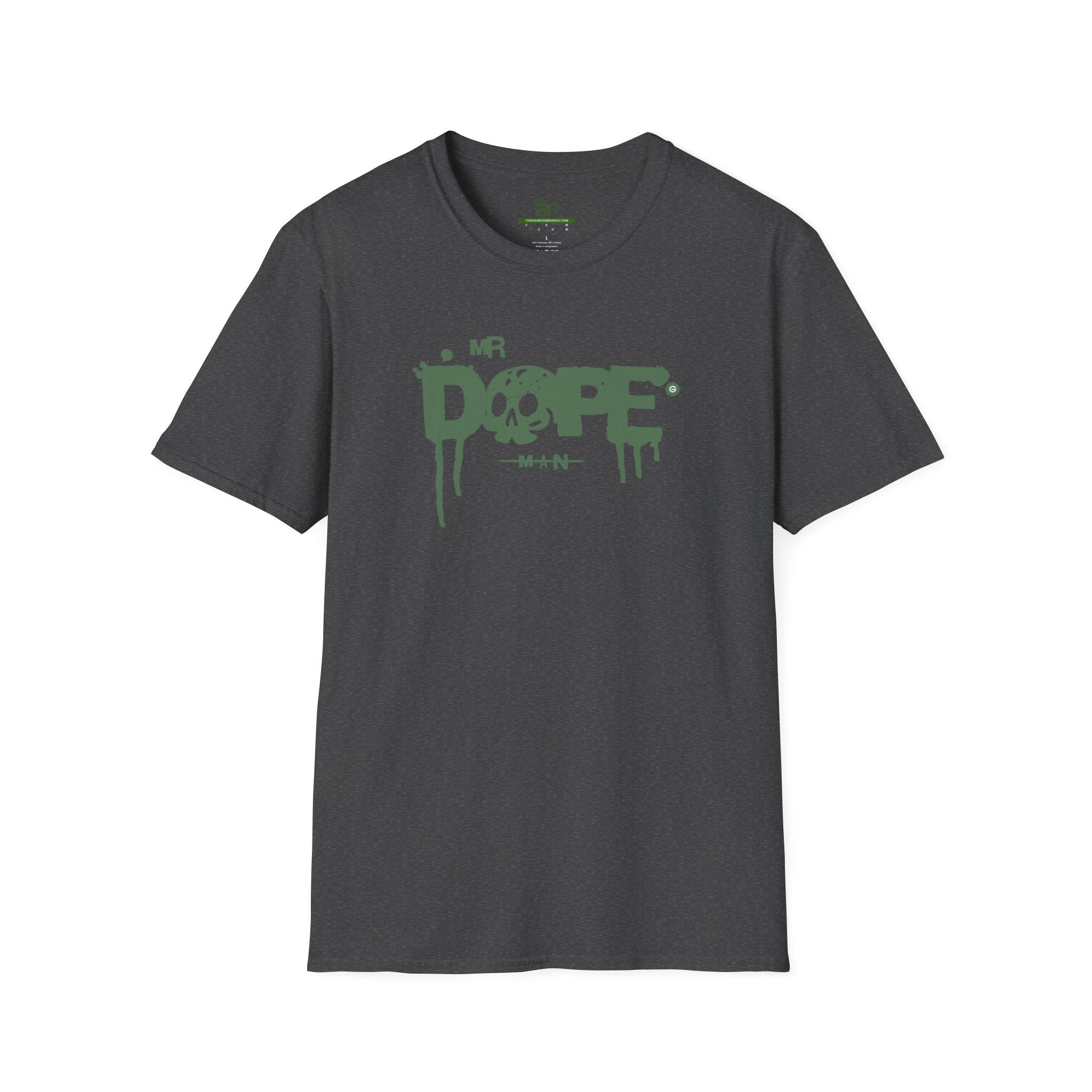 Dope Skull Graffiti T-Shirt — "Mr Dope" Drip Streetwear Tee
