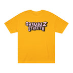 Grimmz Streetwear Tee — Pink Graffiti Logo T-Shirt