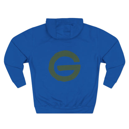Minimalist Green 'G' Logo Hoodie