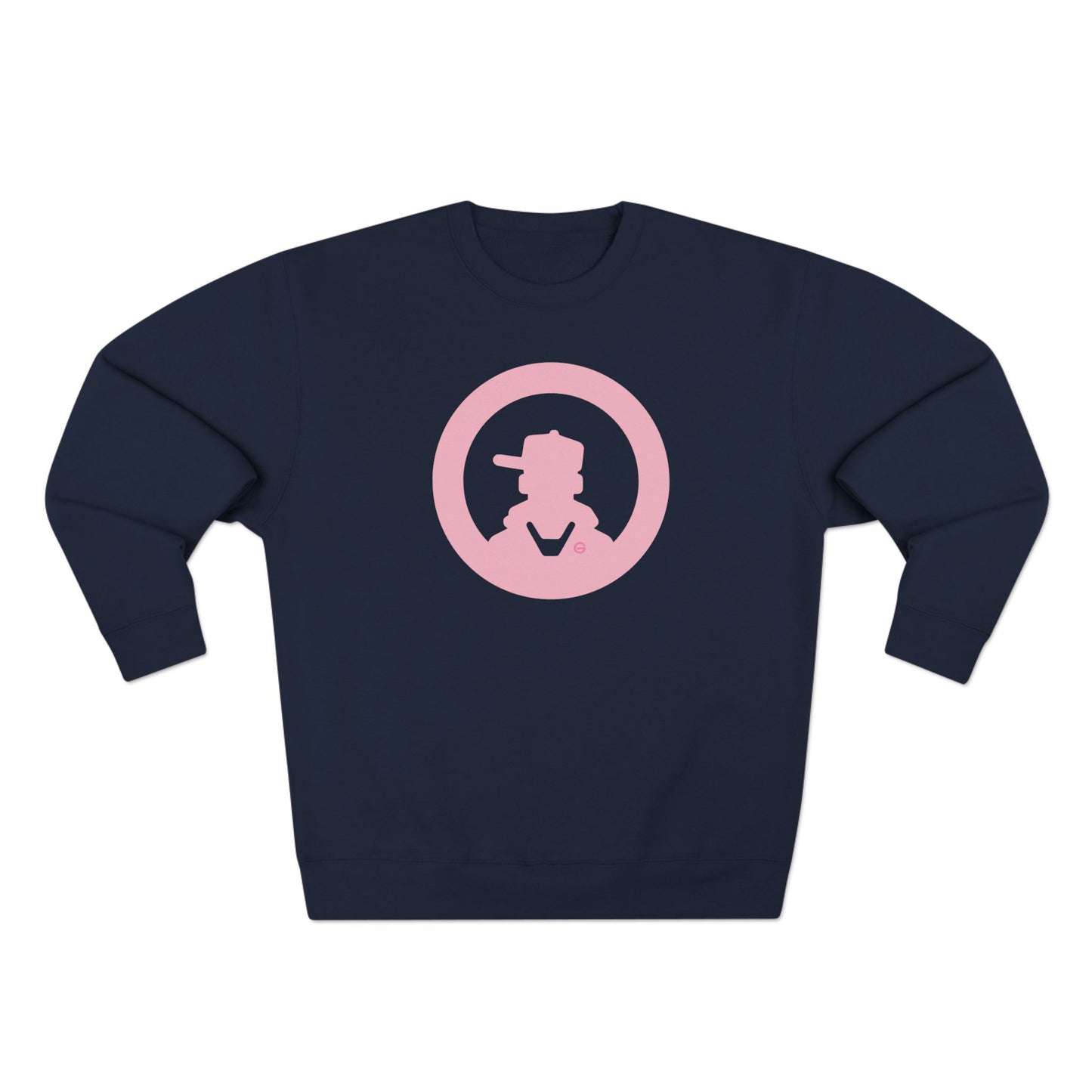 Pink Silhouette Crewneck Sweatshirt