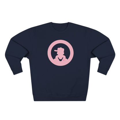 Pink Silhouette Crewneck Sweatshirt