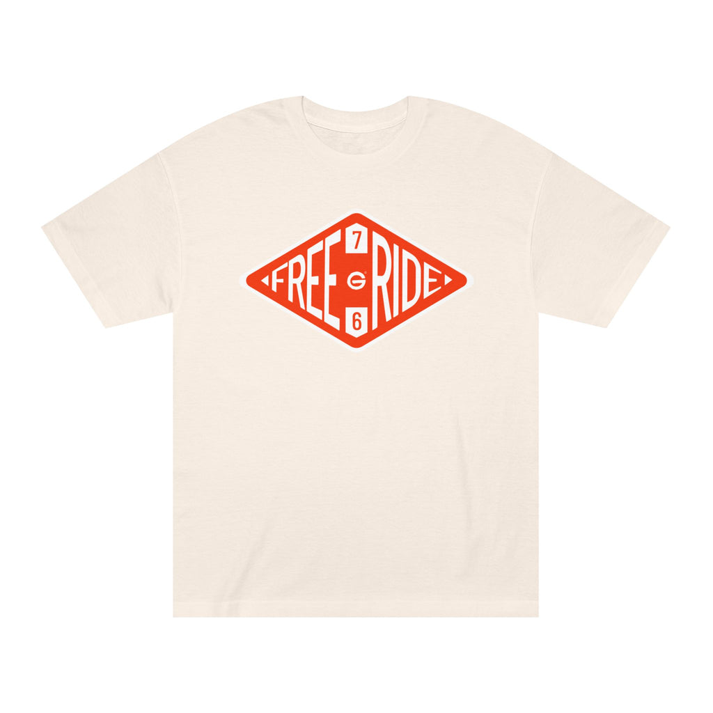 Free Ride 766 Retro Logo Tee — Vintage Surf/Skate Graphic T-Shirt
