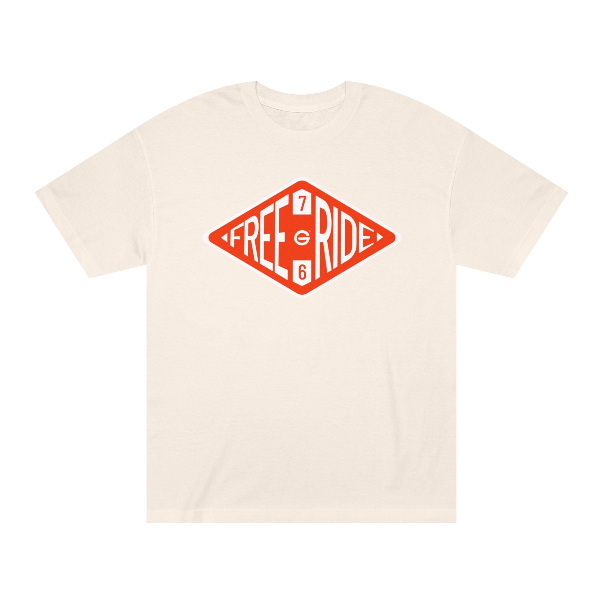 Free Ride 766 Retro Logo Tee — Vintage Surf/Skate Graphic T-Shirt