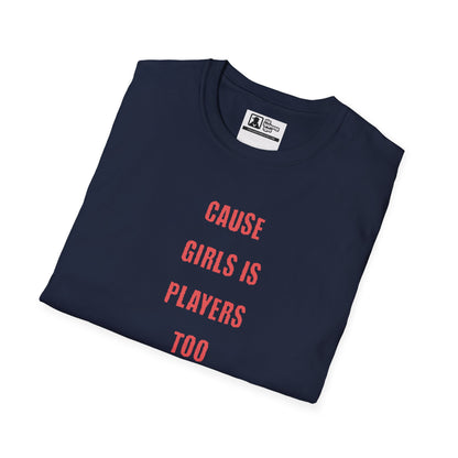 irls Are Players Empowerment Graphic Tee