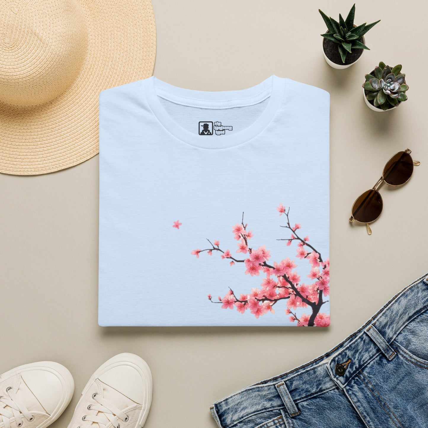 Cherry Blossom T-Shirt — Pink Sakura Floral Tee