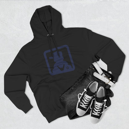 Minimalist Cowboy Silhouette Hoodie — Western Graphic Pullover