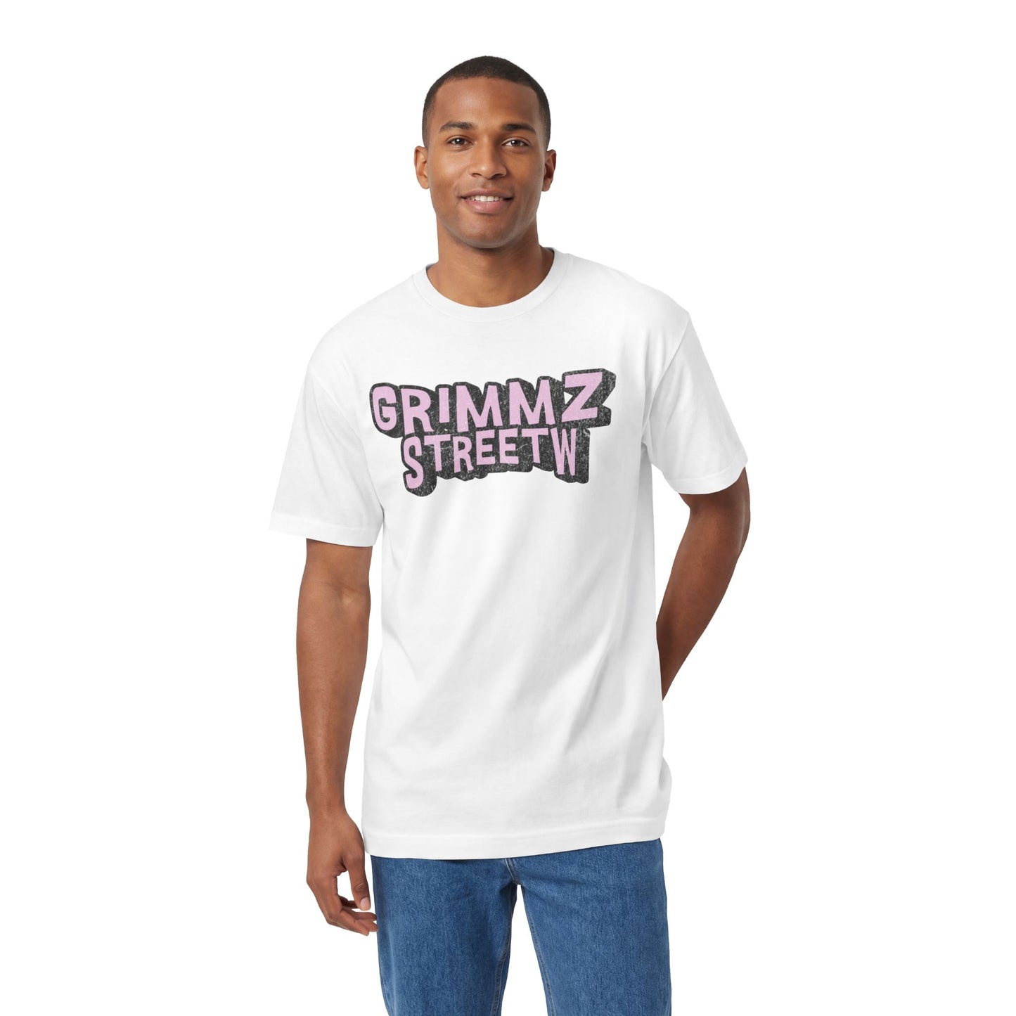 Grimmz Pink Graffiti Logo Tee