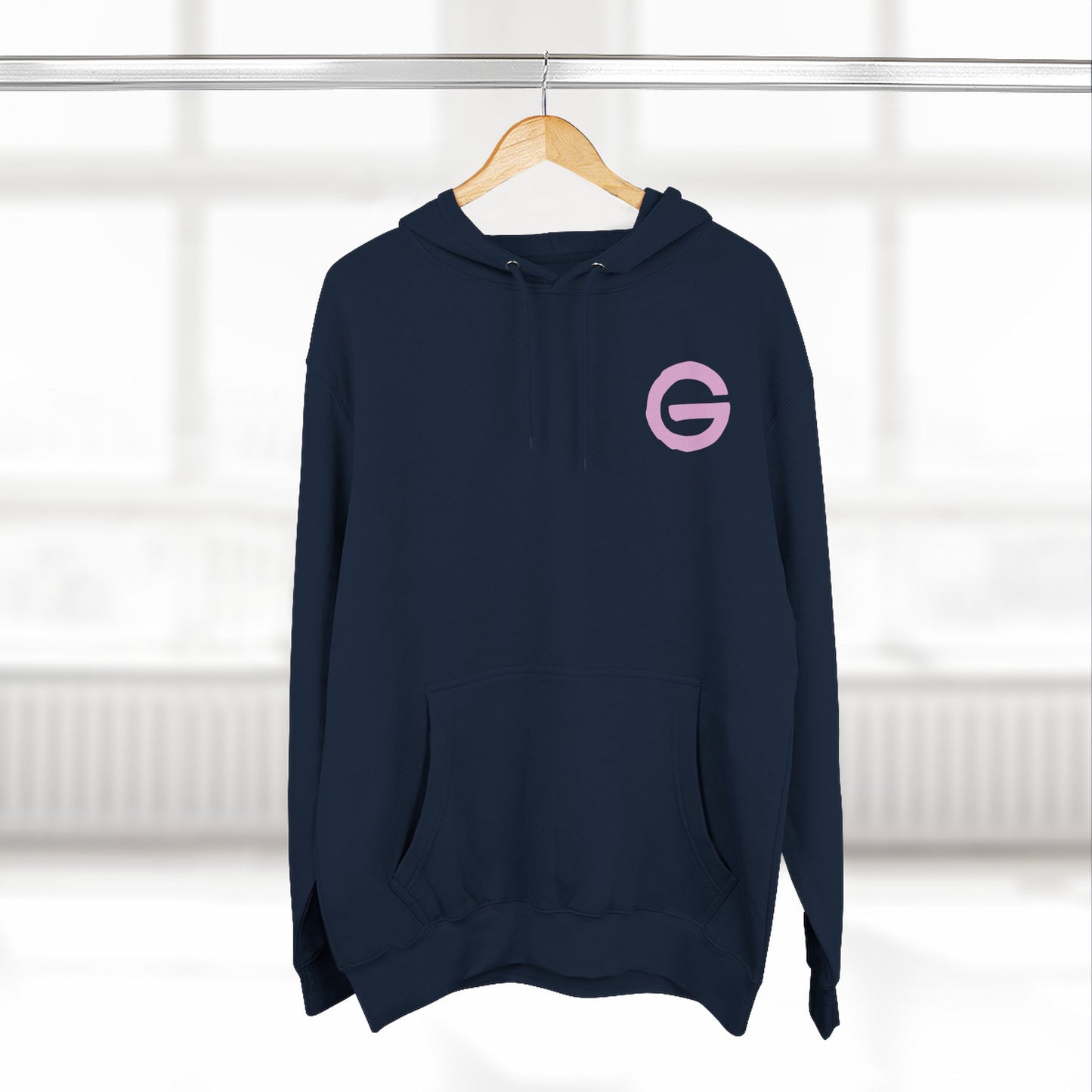 Minimalist Pink G Logo Hoodie