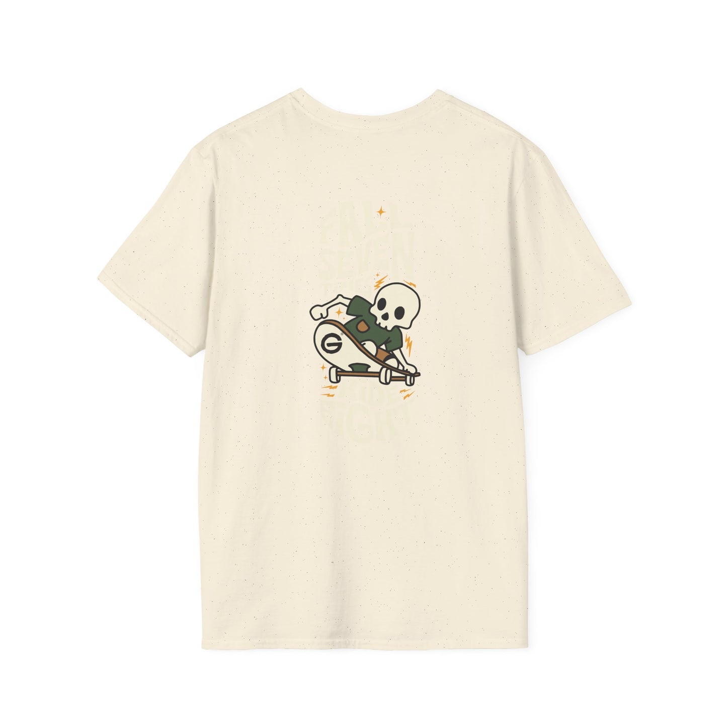 Skater Skull Tee Skateboard Graphic T-Shirt