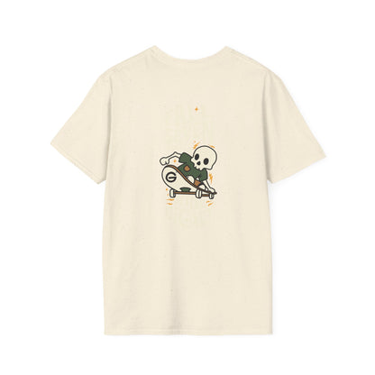Skater Skull Tee Skateboard Graphic T-Shirt