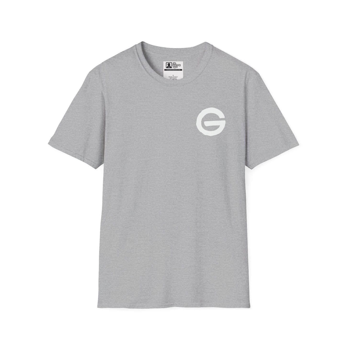 Plain White T-Shirt Minimal Crew Neck Tee