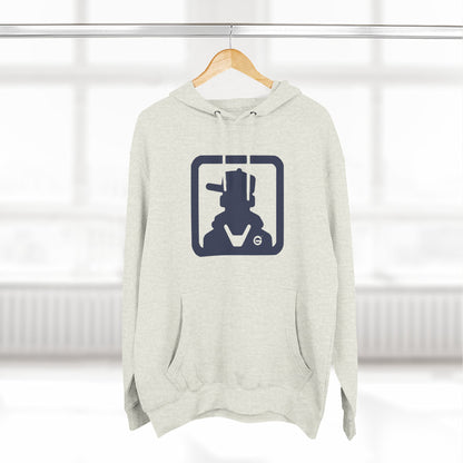 Minimalist Cowboy Silhouette Hoodie — Western Graphic Pullover