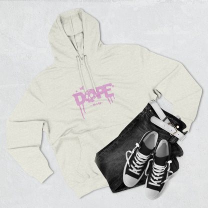 Dope Skull Graphic Hoodie Pink Drip Streetwear