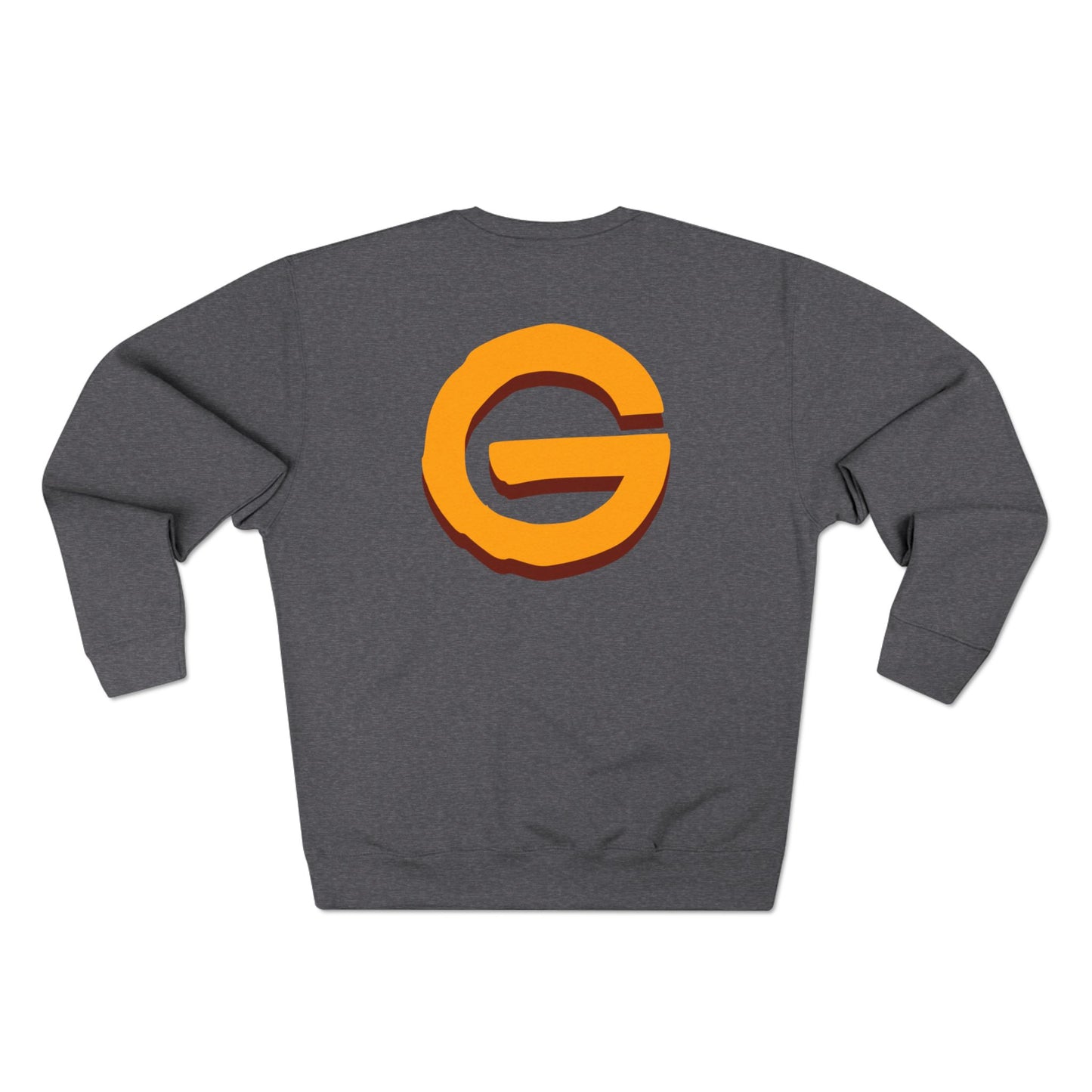 Grimmz Crewneck Sweatshirt — Bold Orange Logo Streetwear