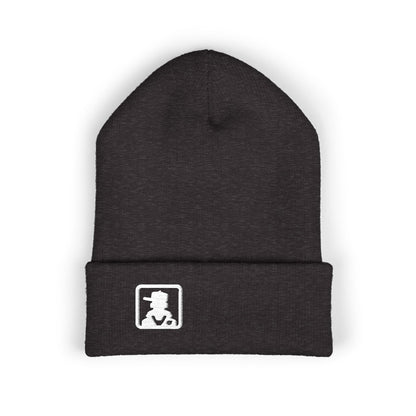 Classic Minimal Patch Knit Beanie