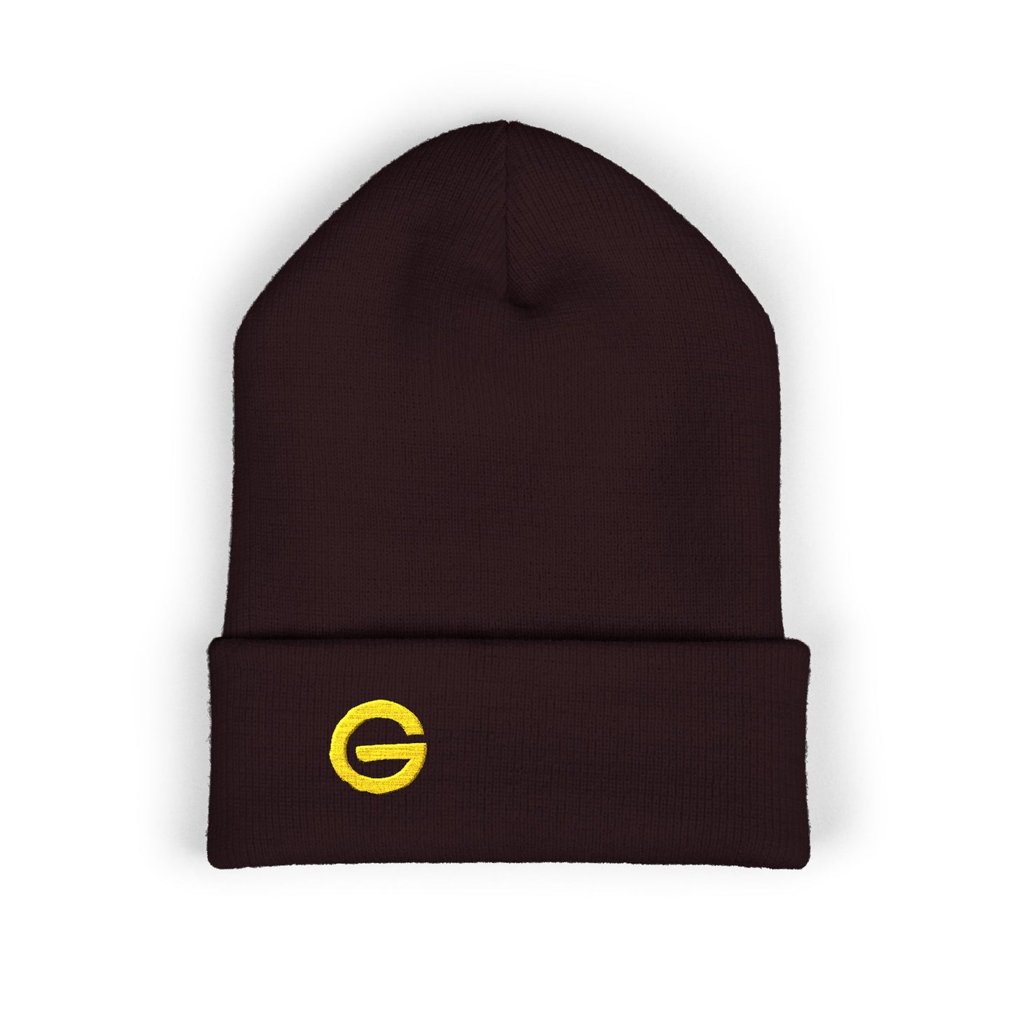 Gold G Classic Knit Beanie