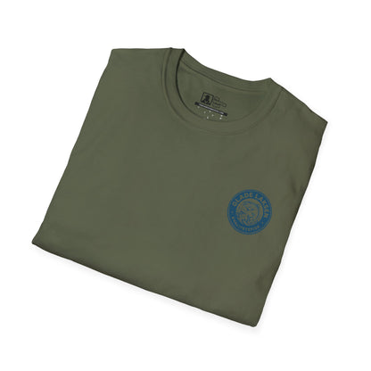 Glade Laksen Kvalitetsfisk T-Shirt — Vintage Salmon Fishing Tee