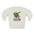 C.R.E.A.M. Frog Crewneck Sweatshirt – 'Cash Rules Everything Around Me' Graphic