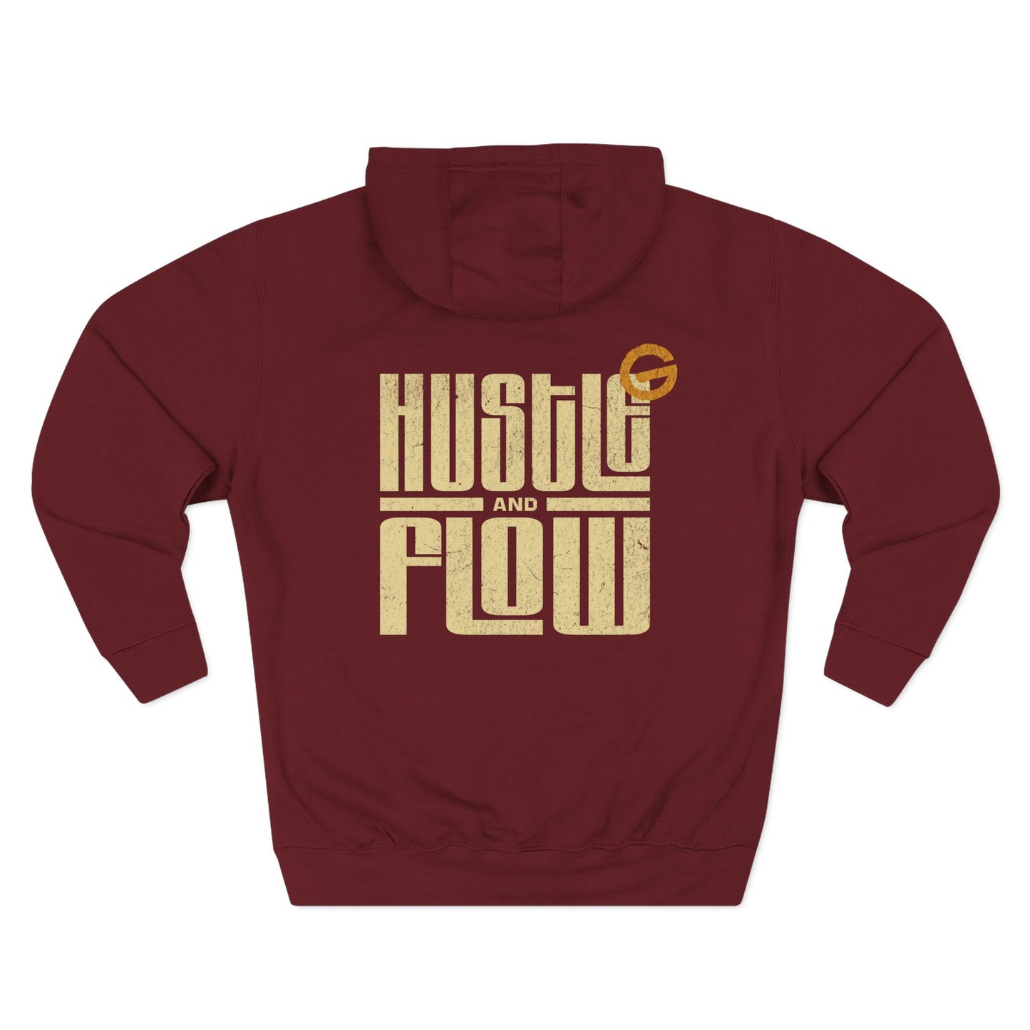 Hustle Flow Retro Gold Hoodie