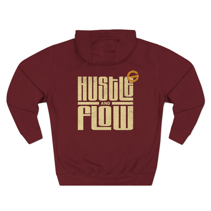 Hustle Flow Retro Gold Hoodie