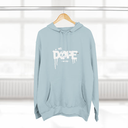 Classic White Three-Panel Hoodie