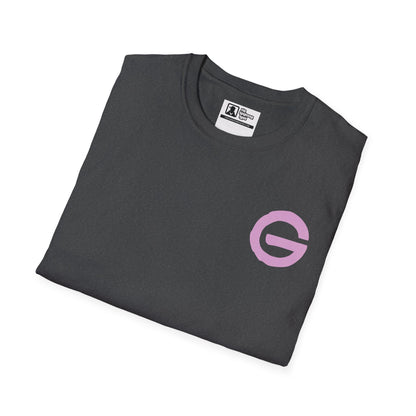 T-Shirt — Minimal Pink 'G' Logo Tee