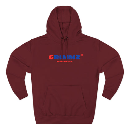 GRIIMZ Bold Red Blue Hoodie