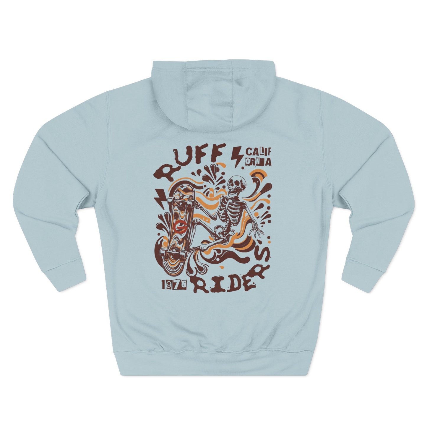 Ruff Riders Biker Skeleton Hoodie