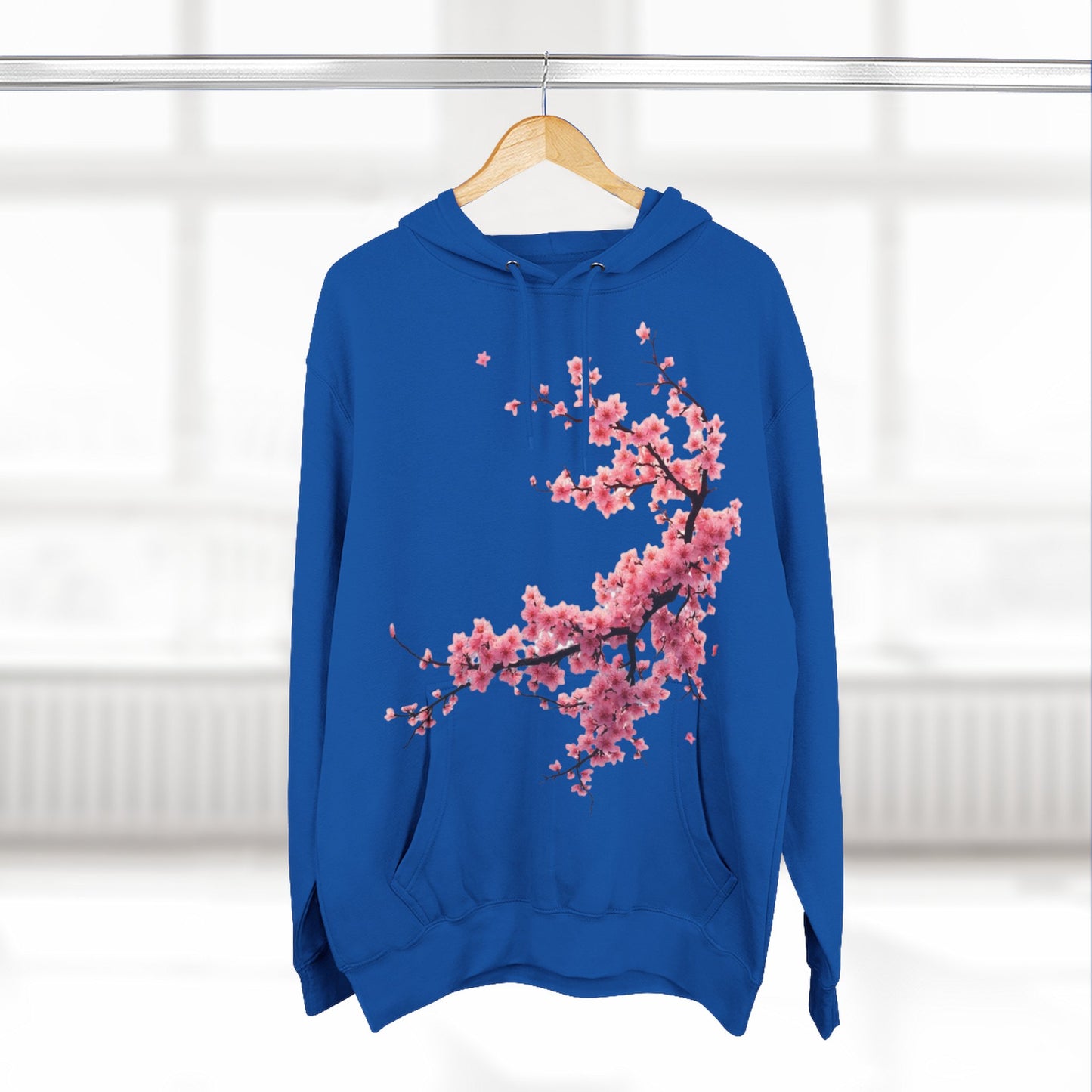 Three-Panel Fleece Hoodie