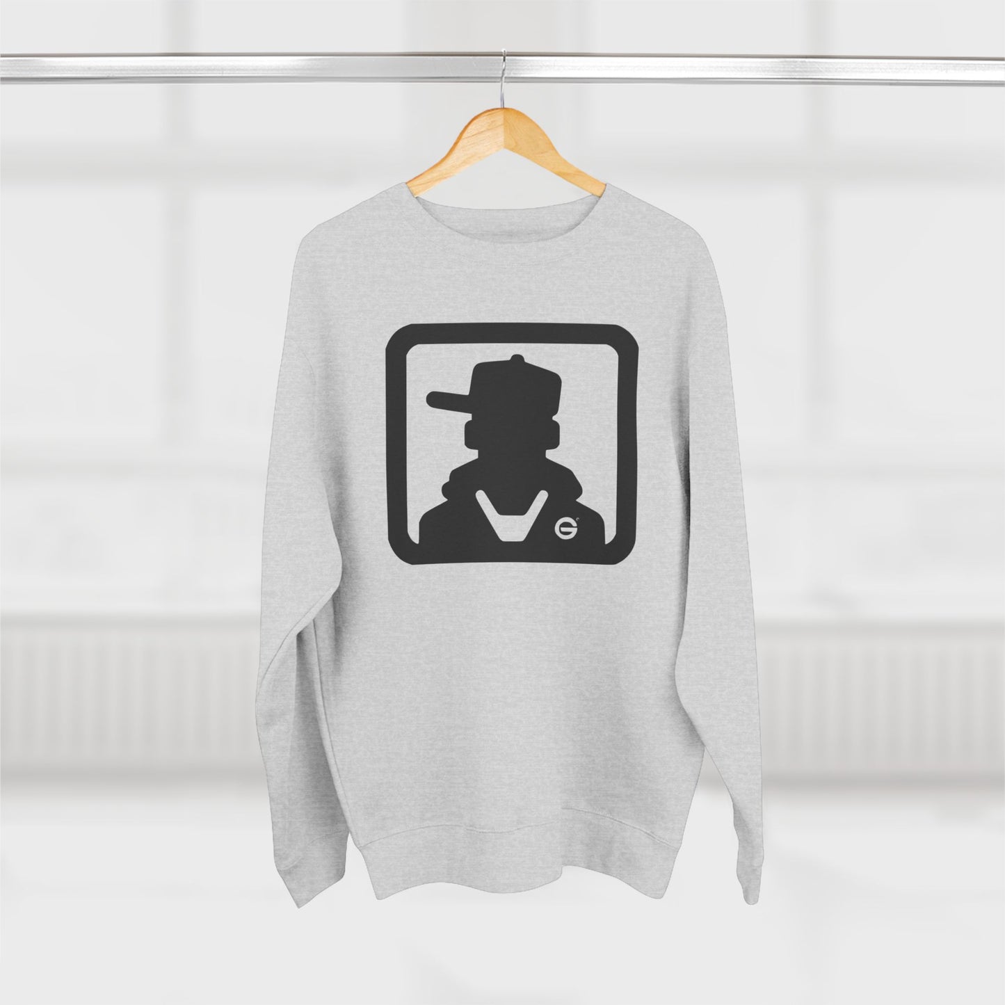 Vintage Detective Silhouette Crewneck Sweatshirt