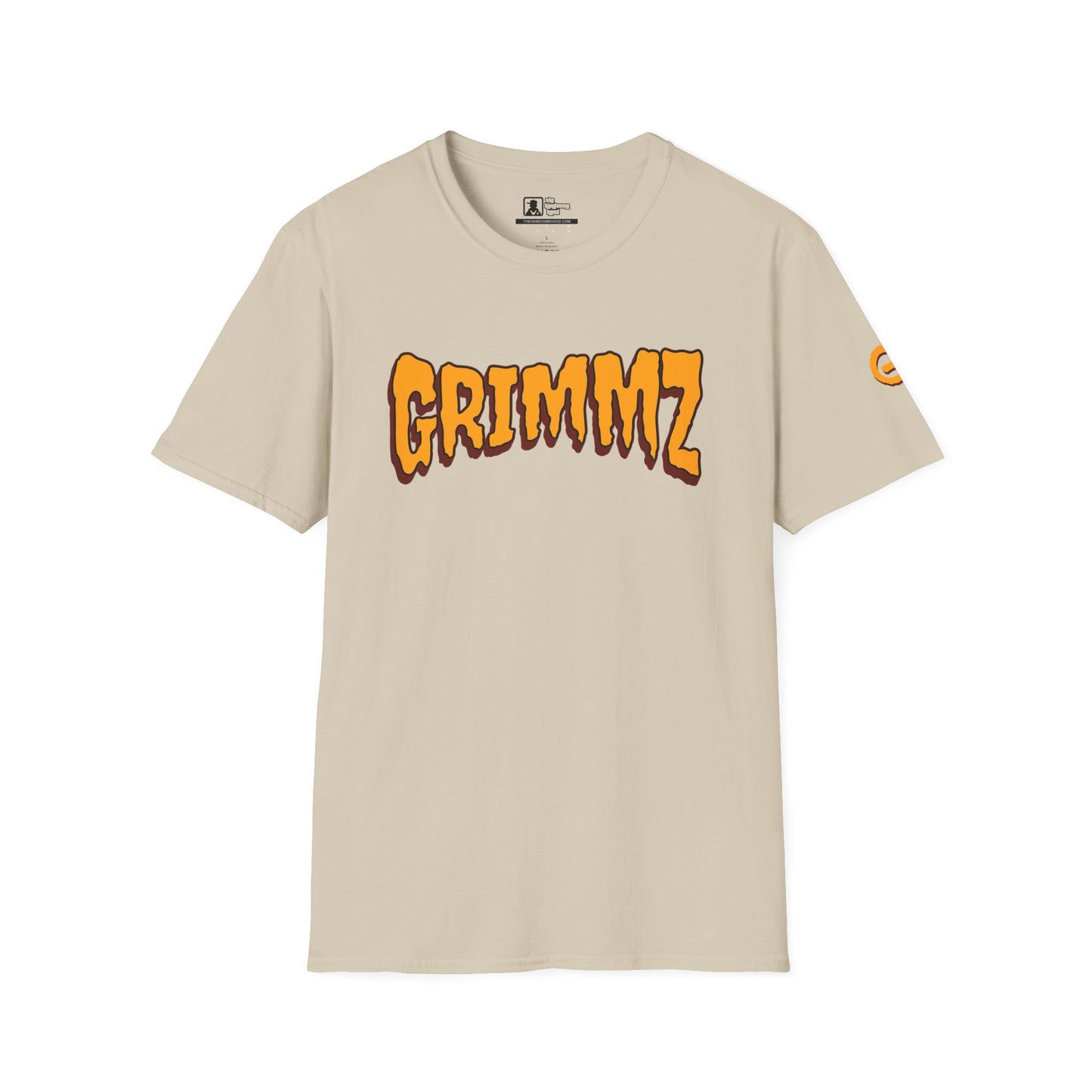 Grimmz Orange Drip Logo T-Shirt