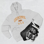 Grimmz 1976 U.S.A. Hoodie — Vintage Collegiate Fleece Pullover