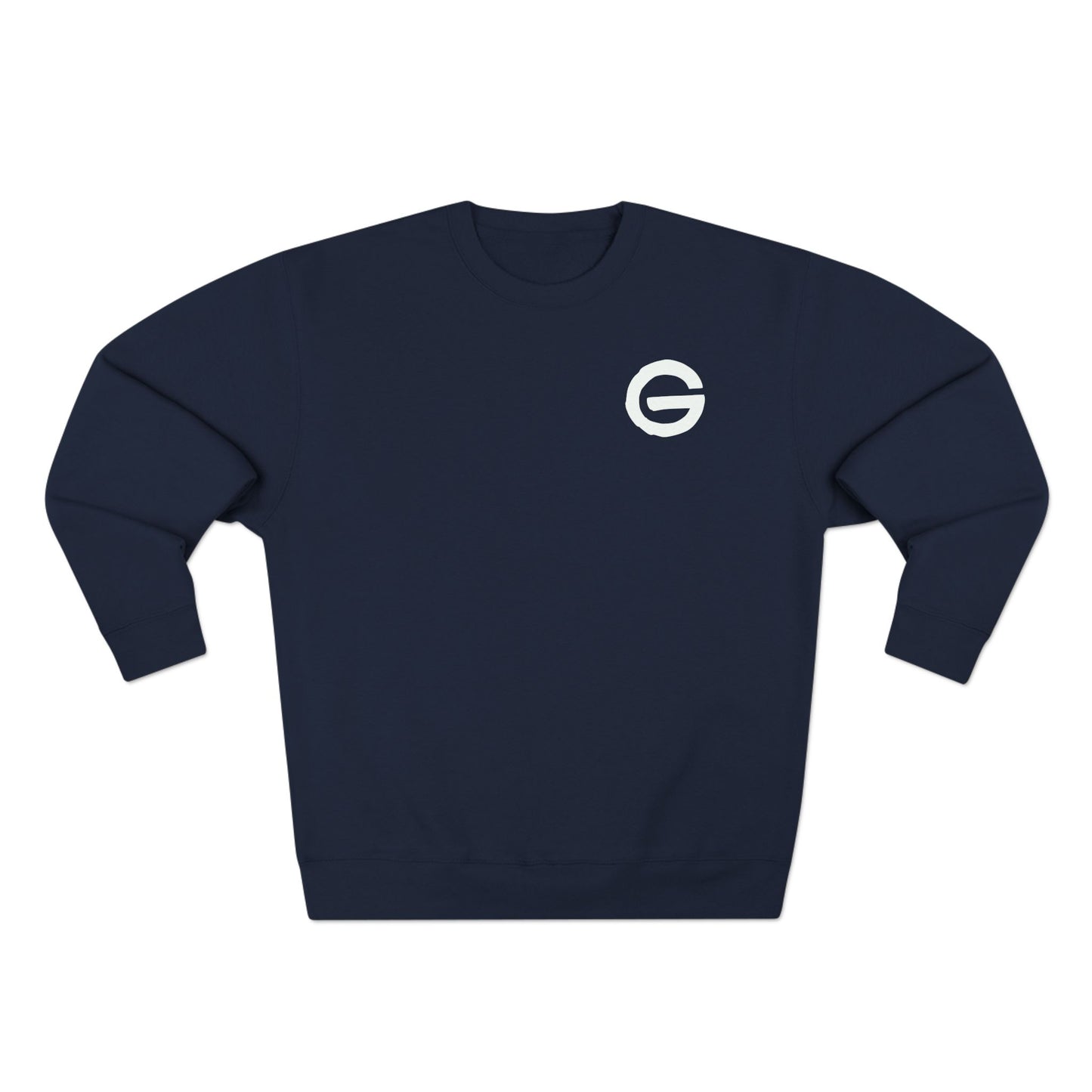 Crewneck Sweatshirt Minimal Logo Casual Pullover
