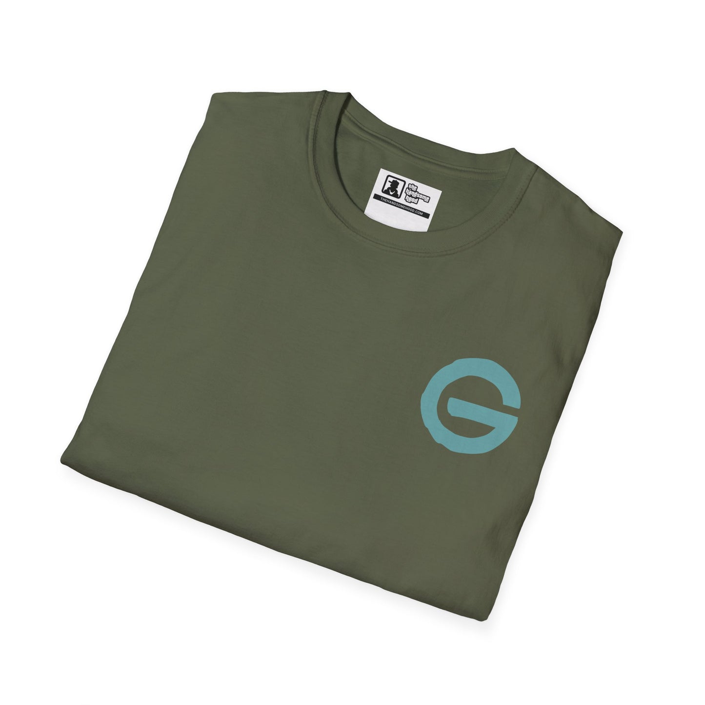 Minimal Teal 'G' Logo T-Shirt