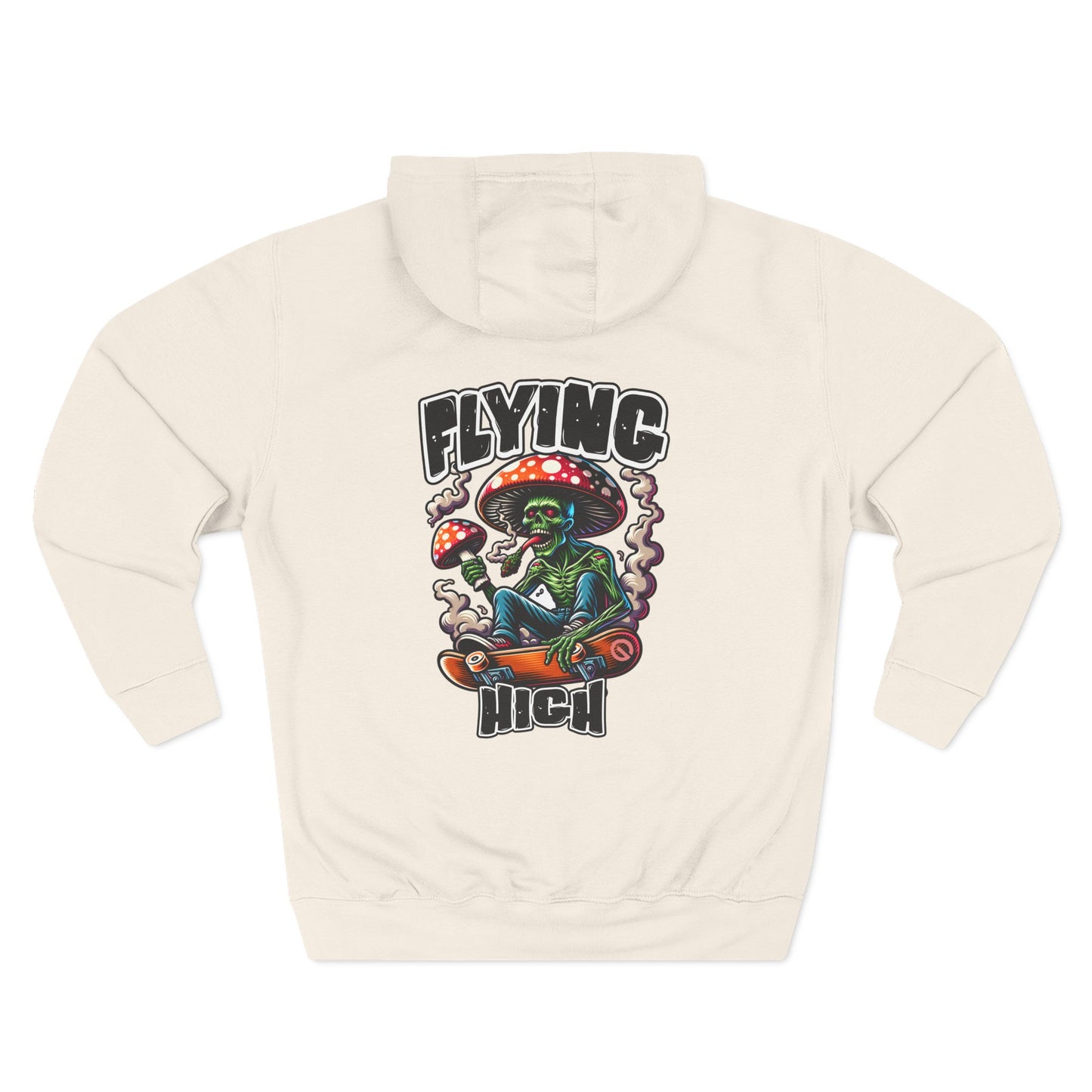 Flying High Mushroom Skateboard Hoodie