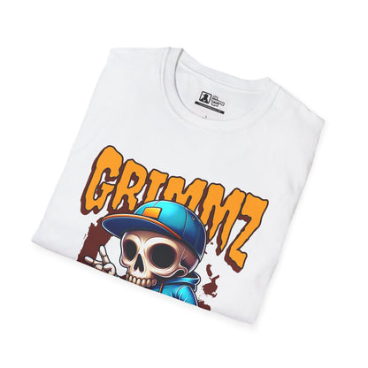 Grimmz Skull Skateboard T-Shirt