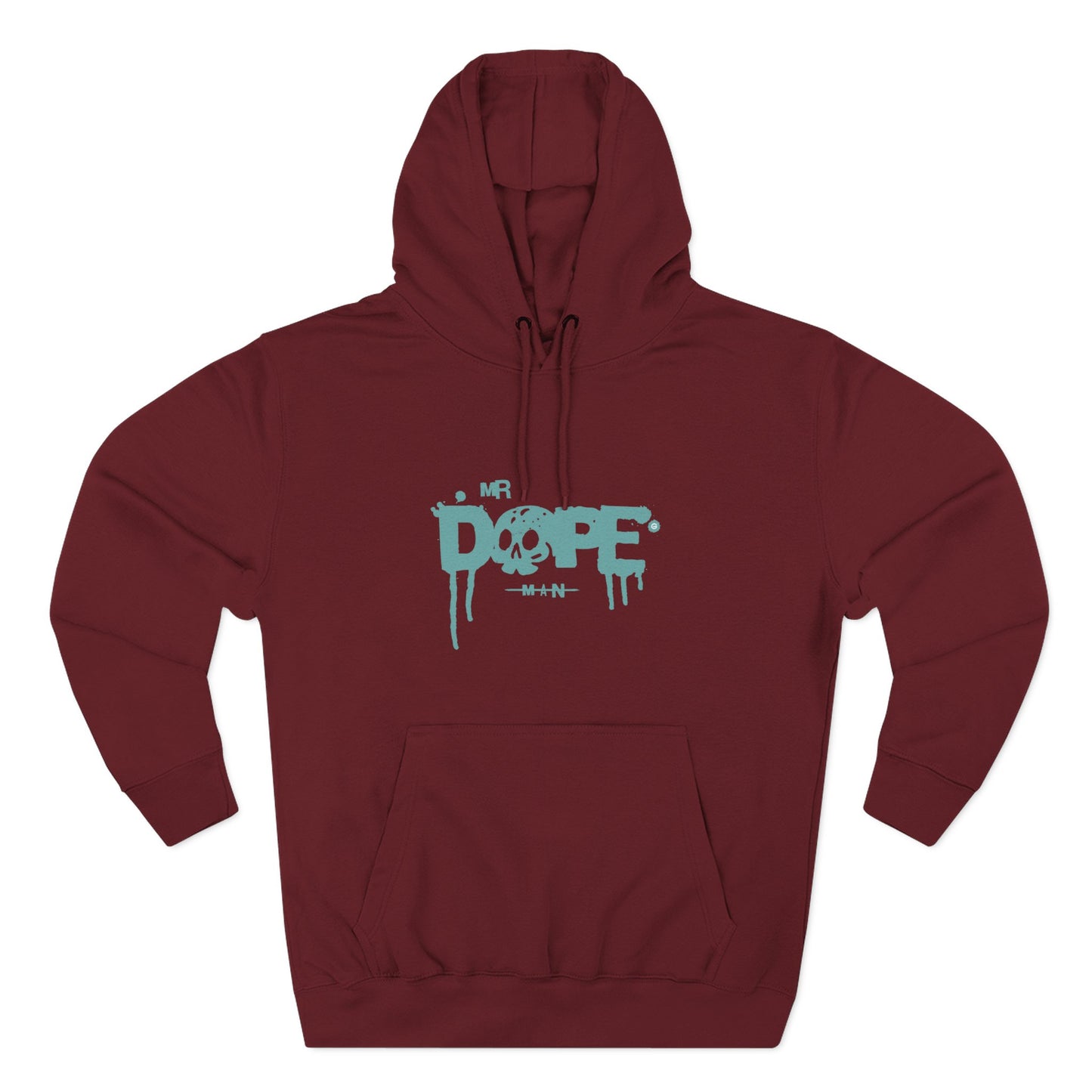 Dope Skull Fleece Hoodie Graphic Streetwear