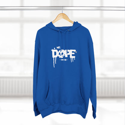 Classic White Three-Panel Hoodie
