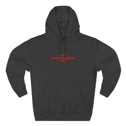 Red Brushstroke G Logo Hoodie