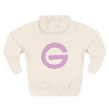 Minimalist Pink G Logo Hoodie
