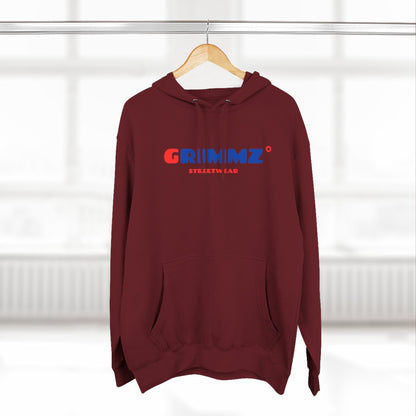 GRIIMZ Bold Red Blue Hoodie