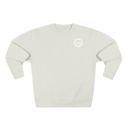 Skeleton Skate Crewneck Sweatshirt — "Fall Seven Ride Eight" Graphic