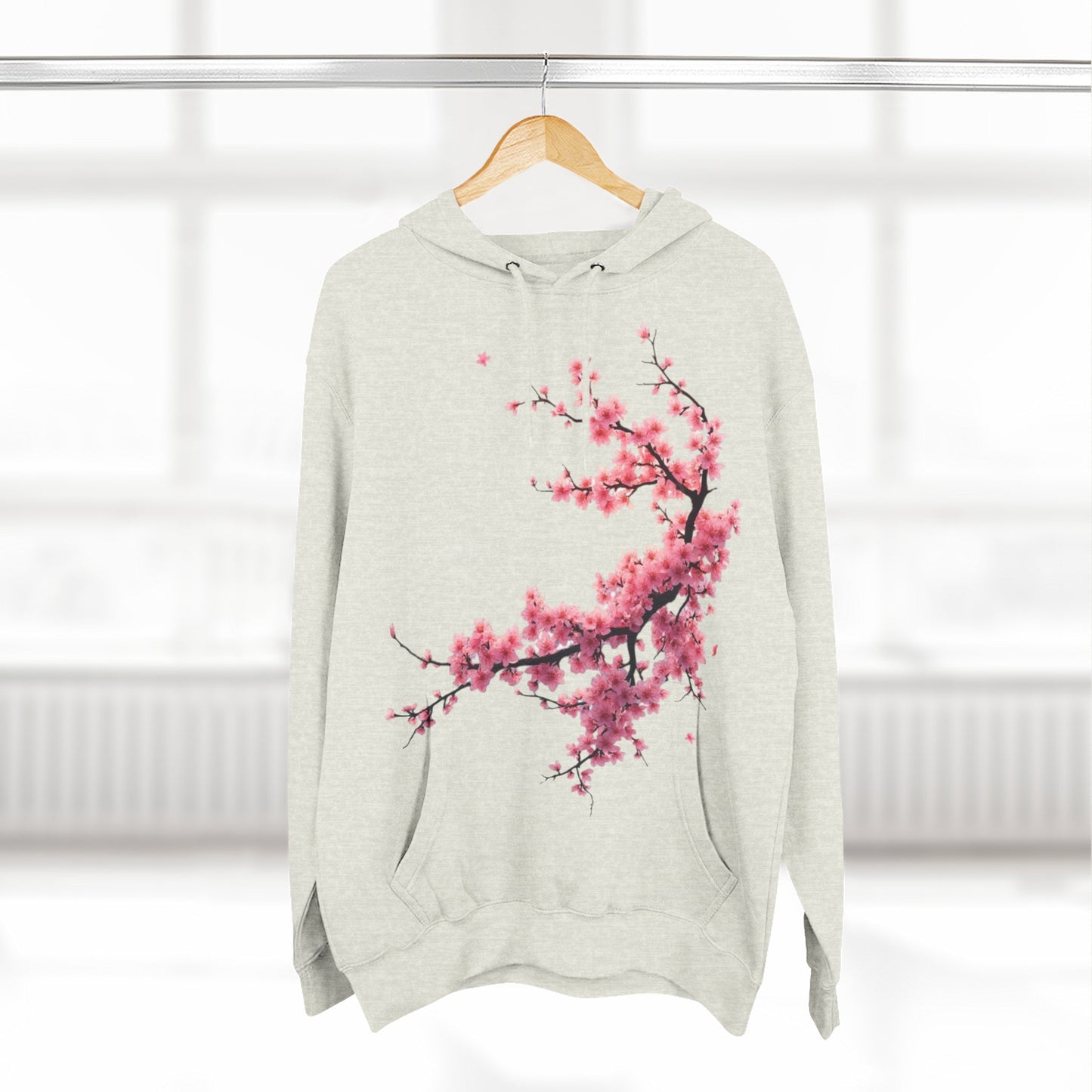 Three-Panel Fleece Hoodie