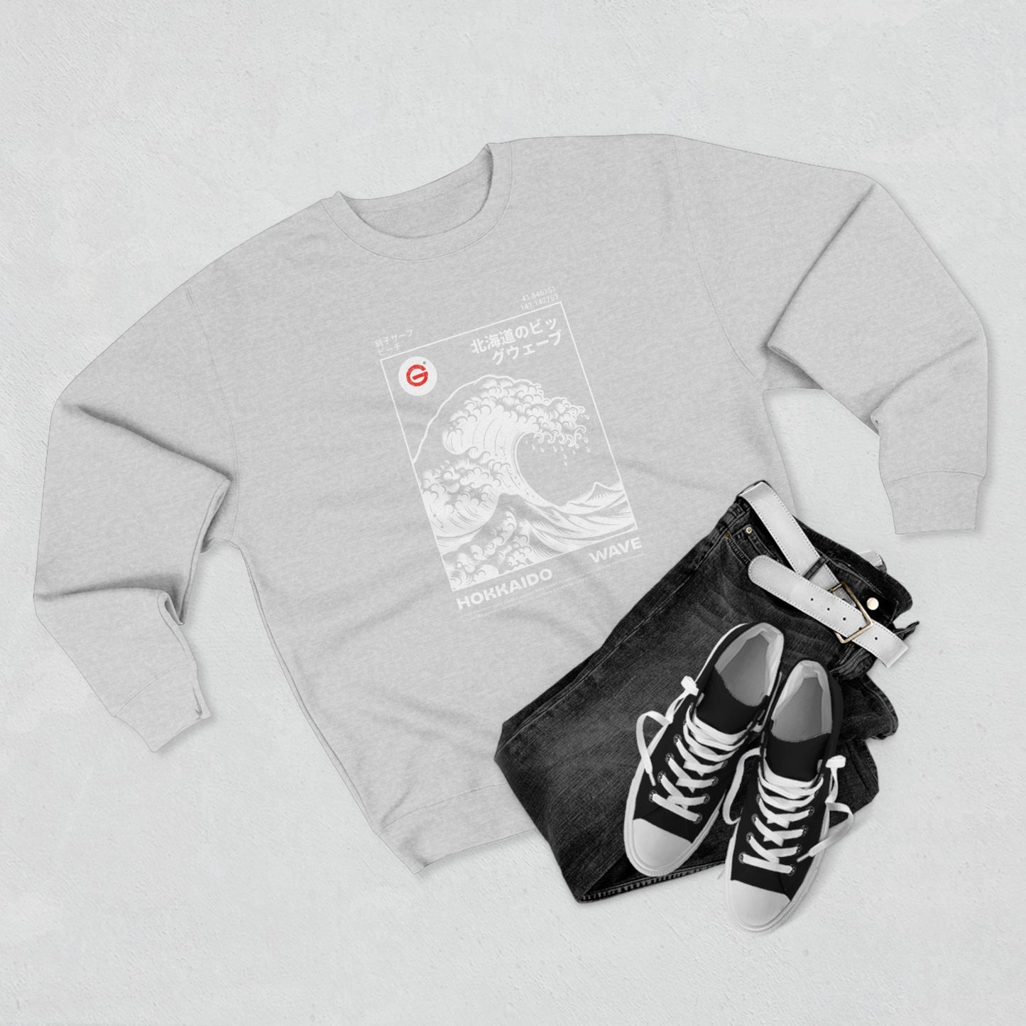 Hokusai Great Wave Crewneck Sweatshirt