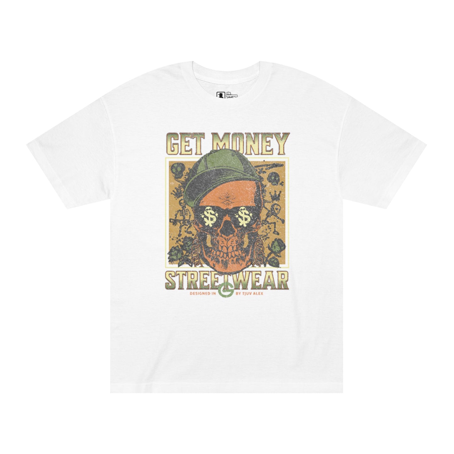 Get Money Skull Graphic Tee