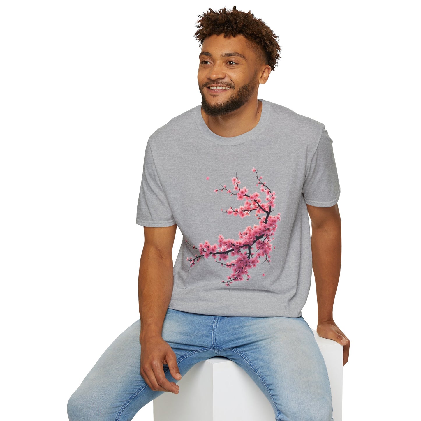 Cherry Blossom Tee — Pink Sakura Floral T-Shirt