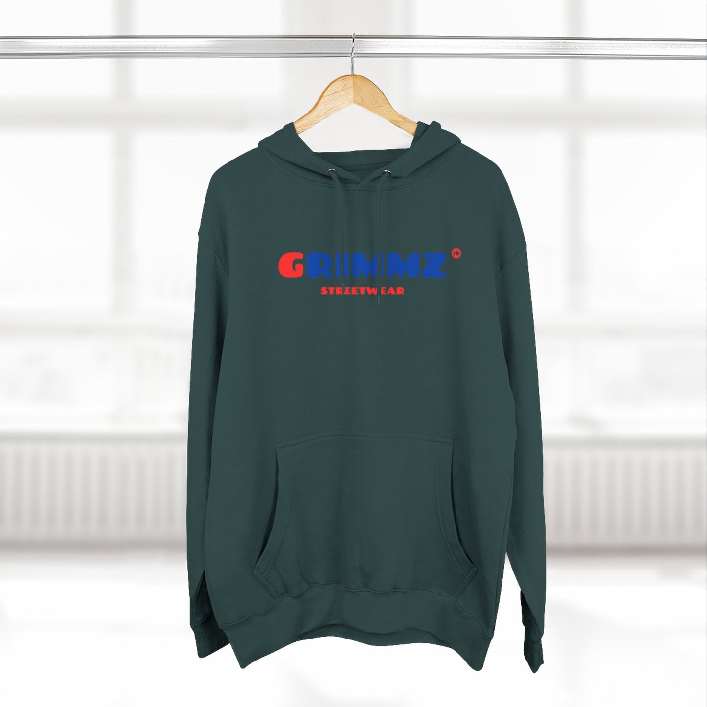 GRIIMZ Bold Red Blue Hoodie