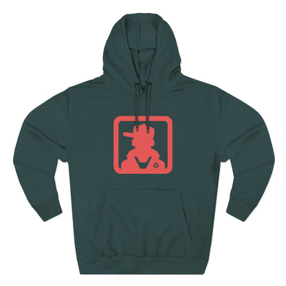 Cowboy Silhouette Western Ranch Hoodie Pullover