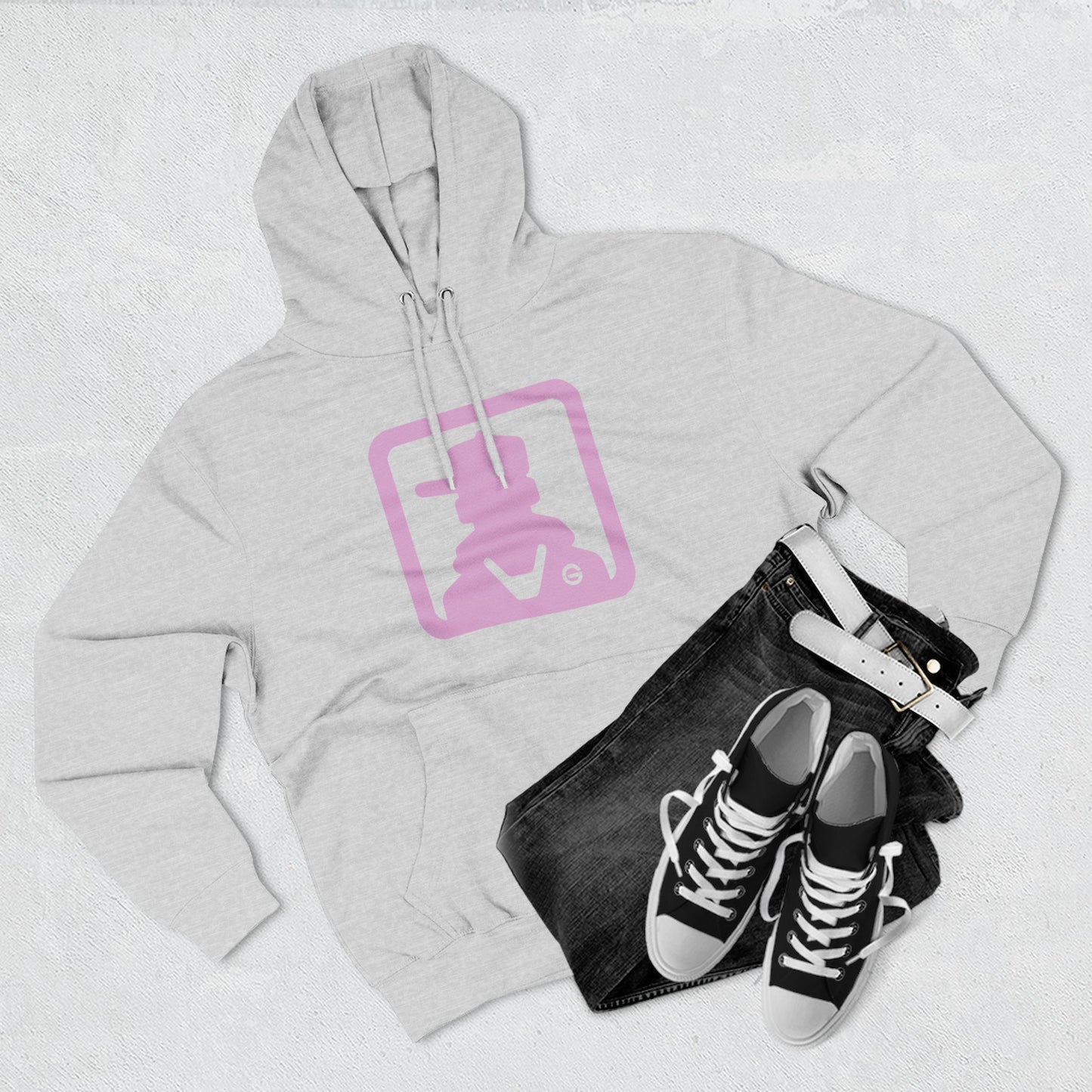 Pastel Pink Cat Hoodie